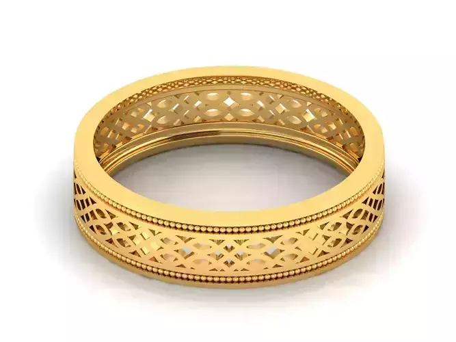 Women band ring 3dm stl render