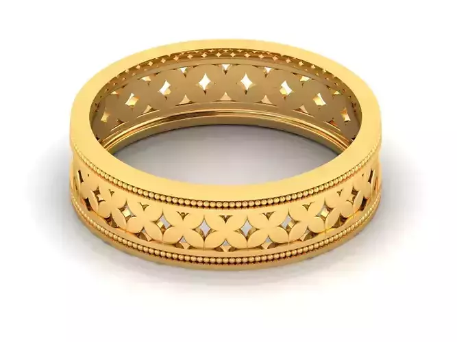 Women band ring 3dm stl render