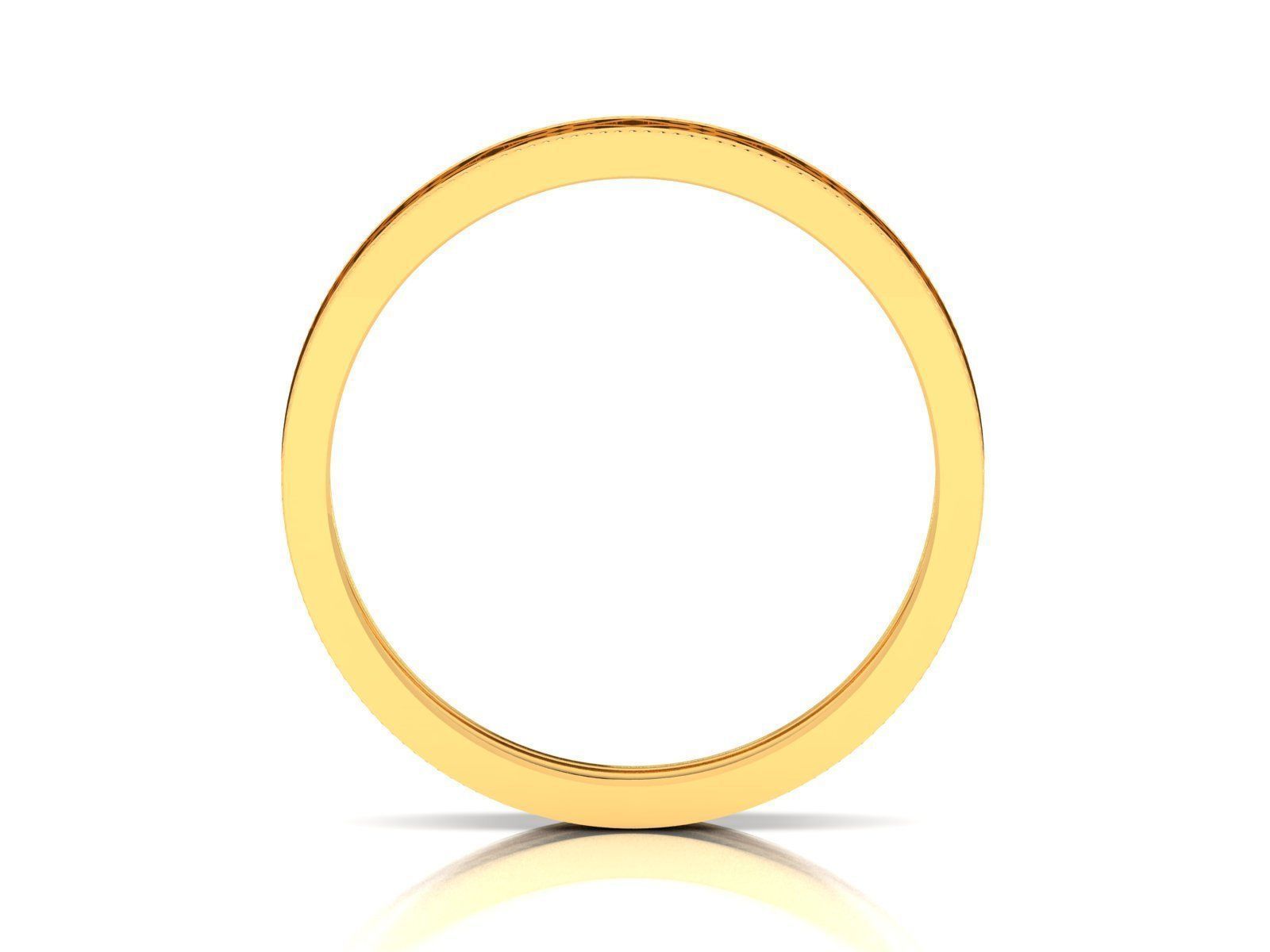 Women band ring 3dm stl render 3D print model_2