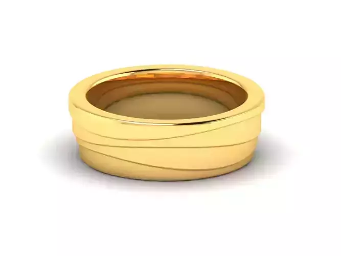 Women band ring 3dm stl render
