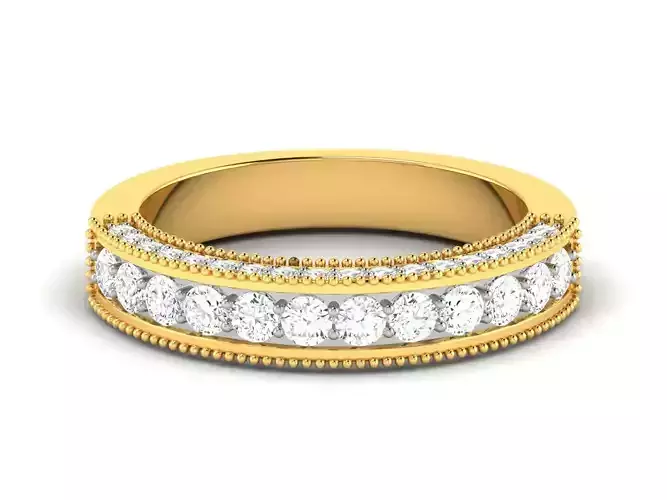 Women band ring 3dm stl render