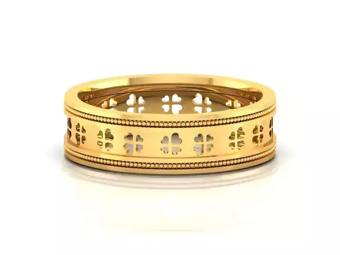 Women band ring 3dm stl render 3D print model