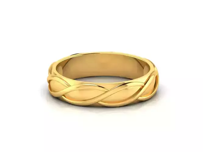 Women band ring 3dm stl render