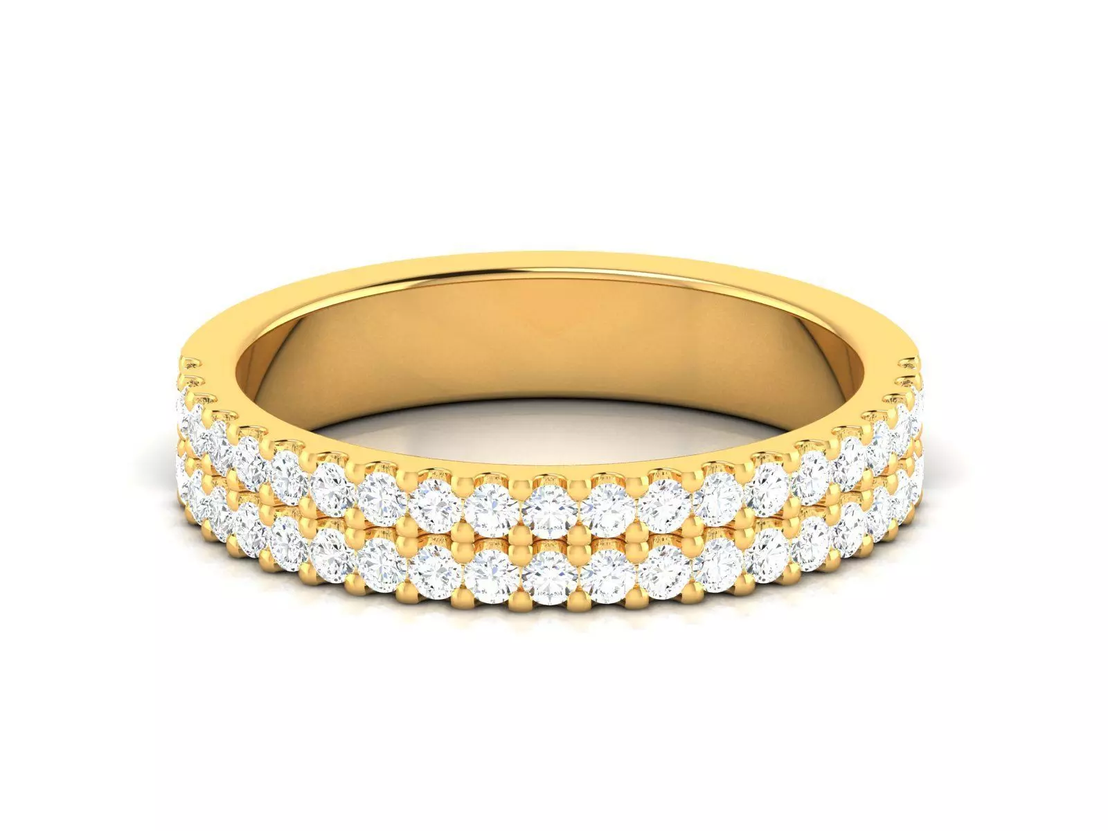 Women band ring 3dm stl render 3D print model_0