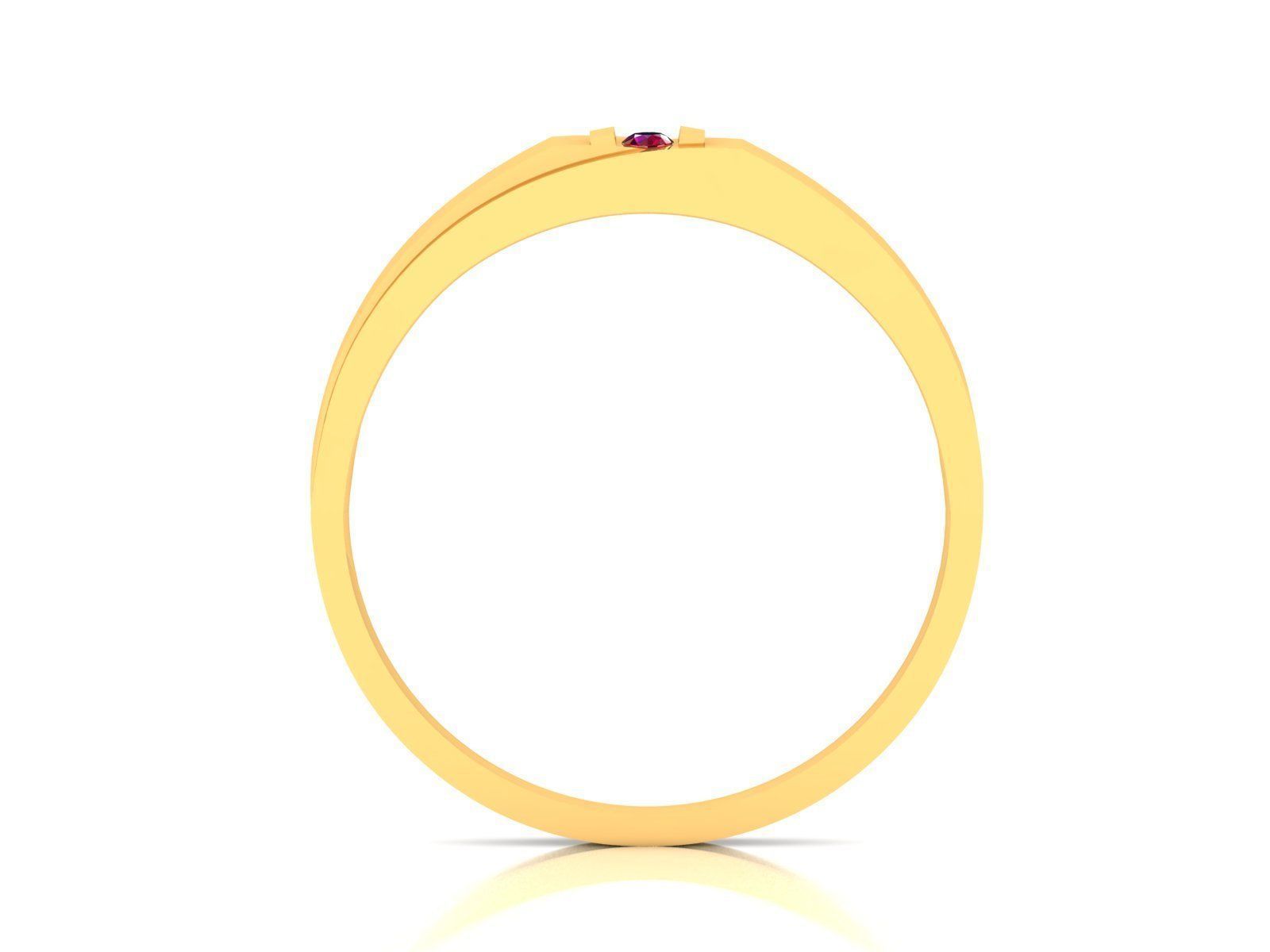 Women band ring 3dm stl render 3D print model_1