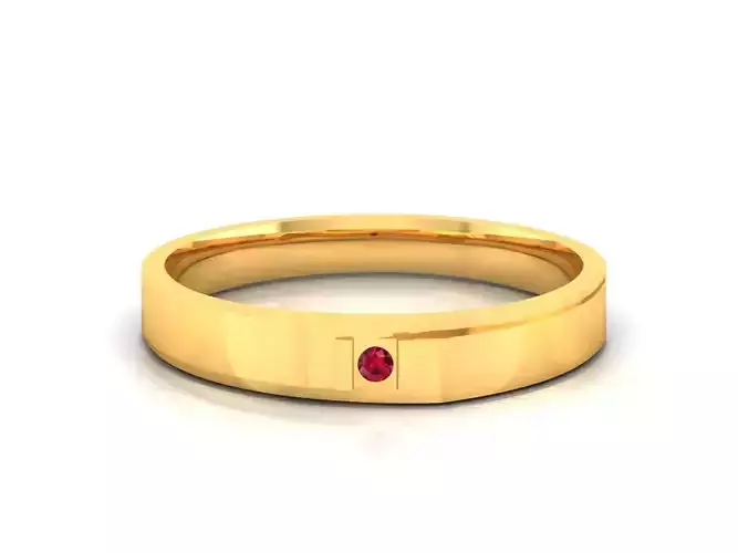 Women band ring 3dm stl render