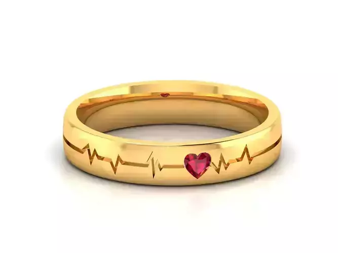 Women band ring 3dm stl render 3D print model