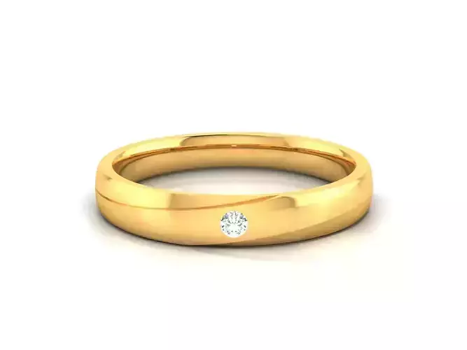 Women band ring 3dm stl render detail