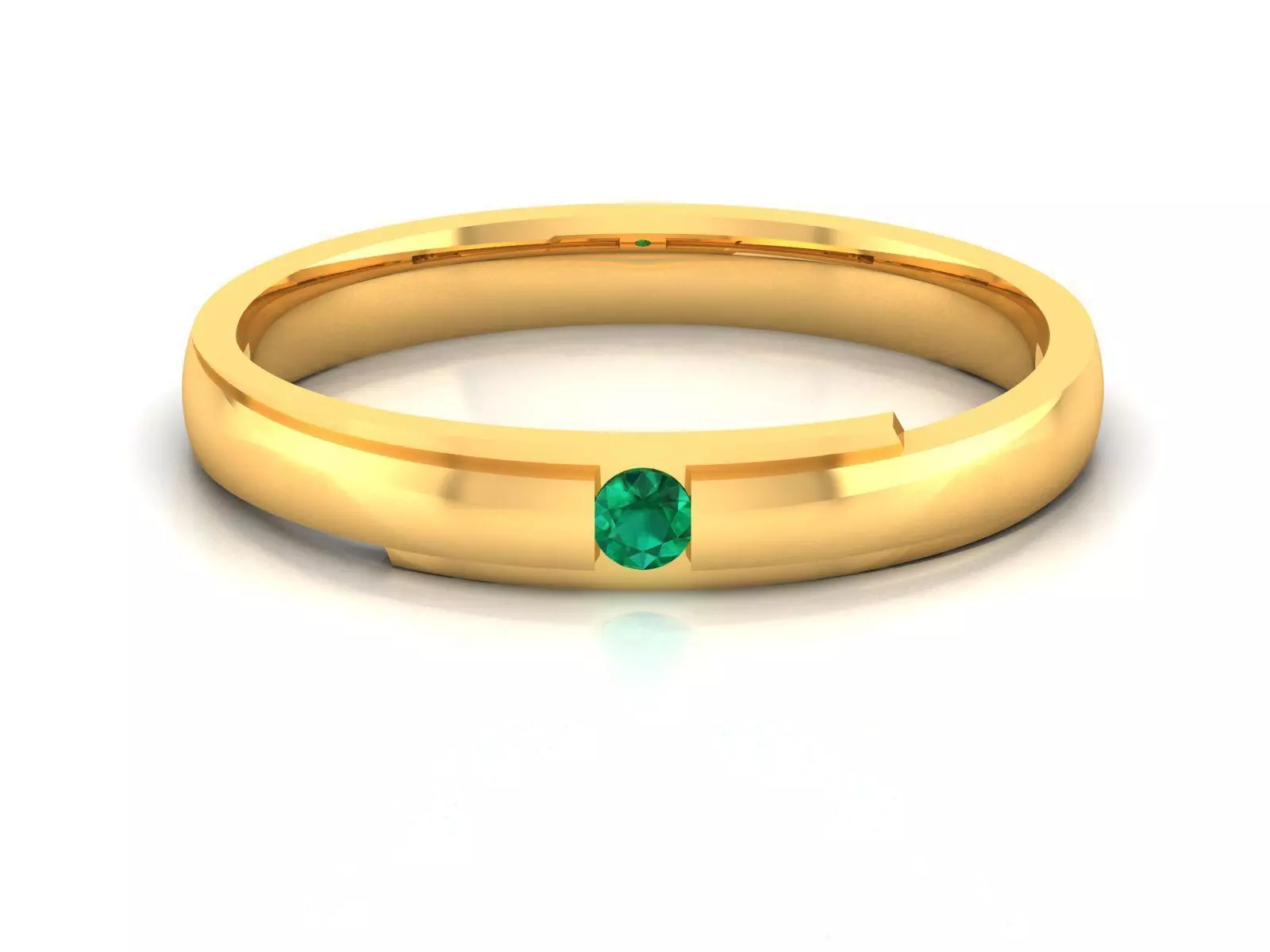 Women band ring 3dm stl render detail 3D print model_0