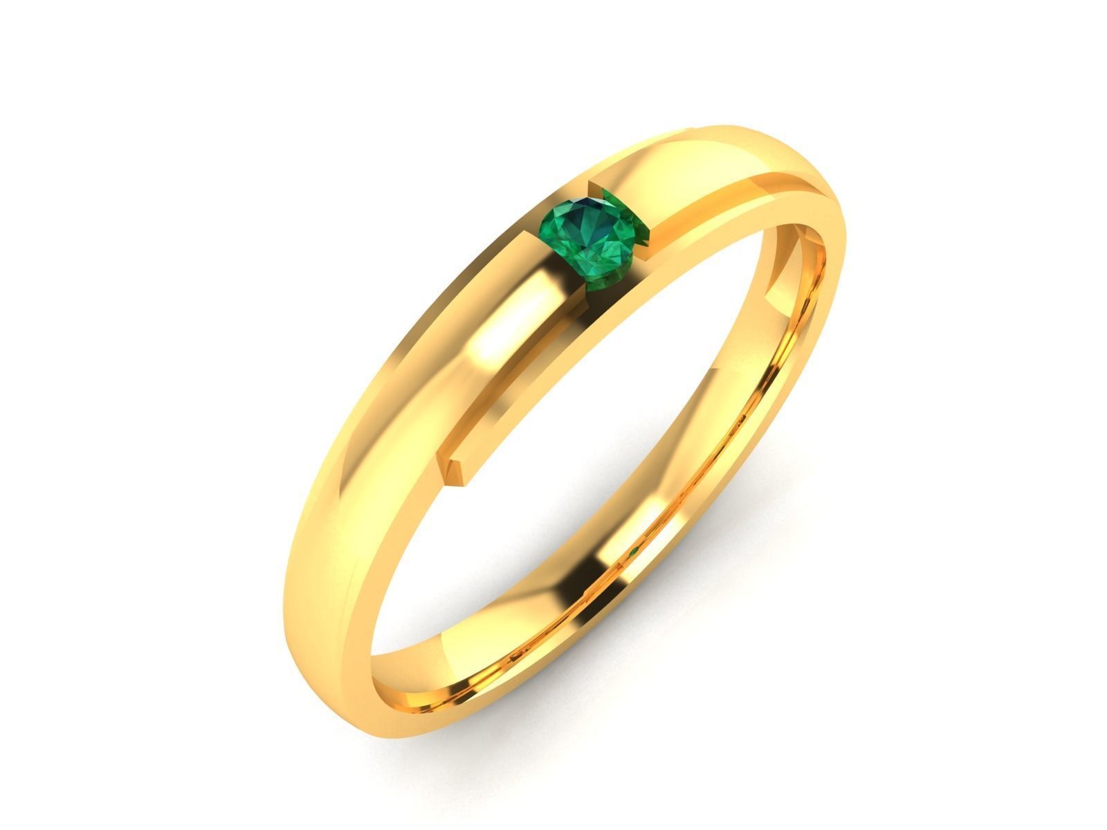 Women band ring 3dm stl render detail 3D print model_2