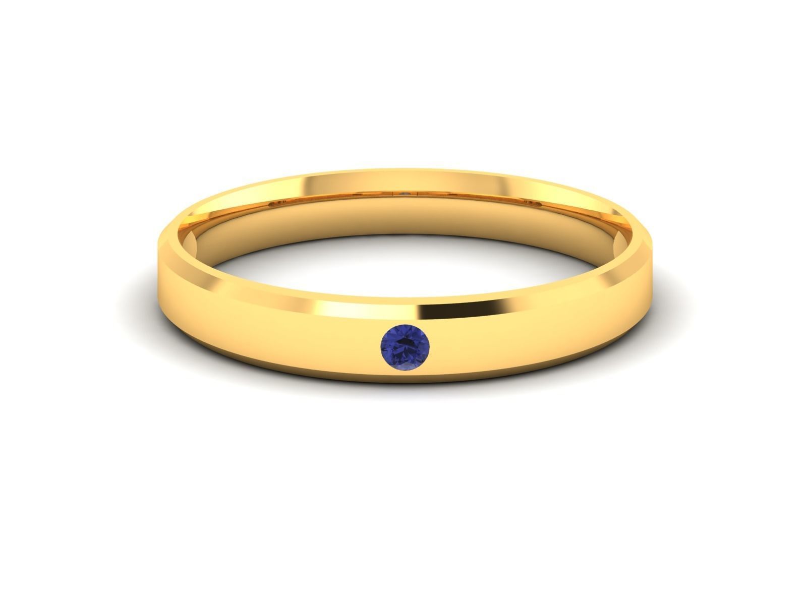 Women band ring 3dm stl render 3D print model_7