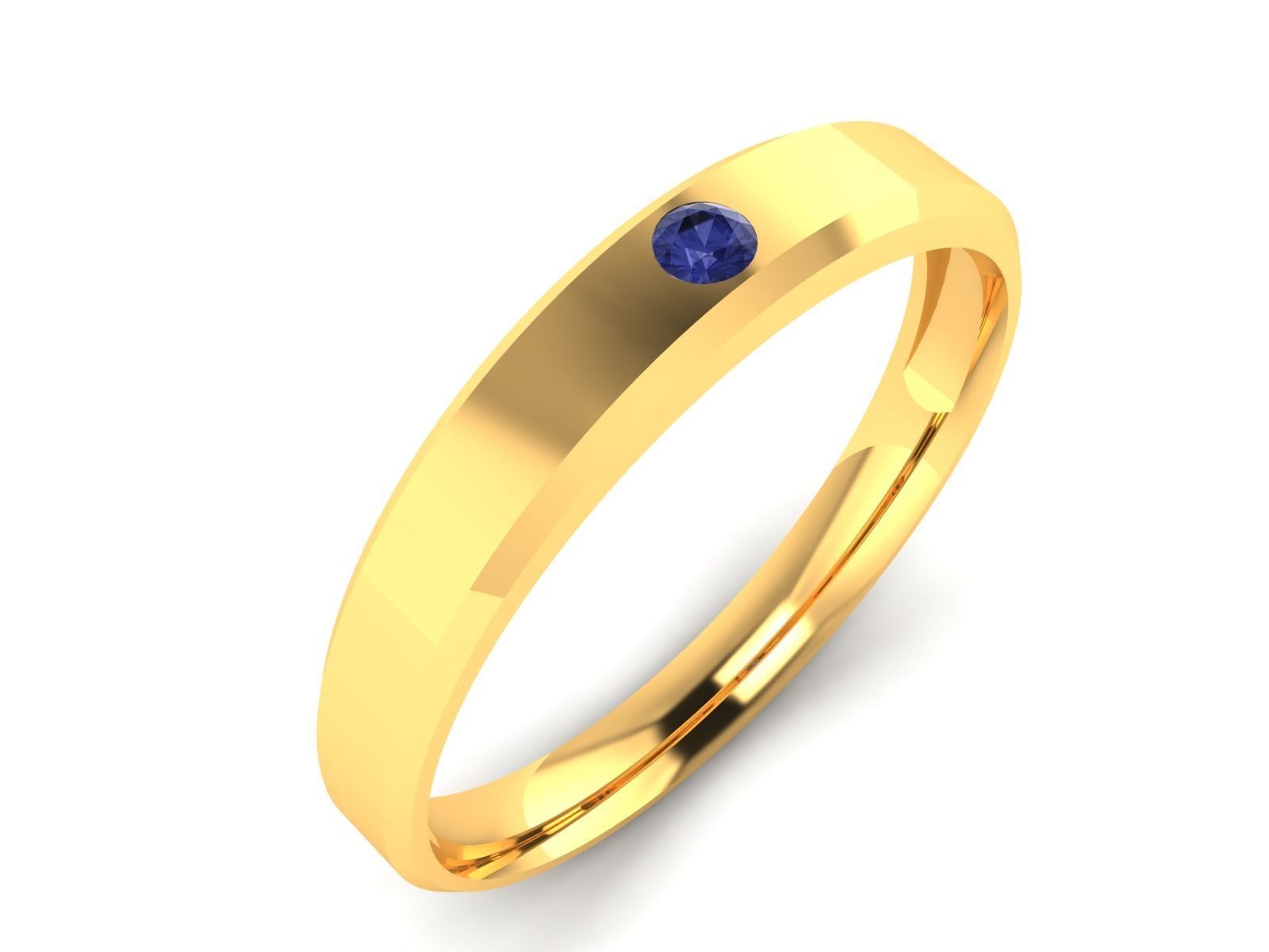 Women band ring 3dm stl render 3D print model_2