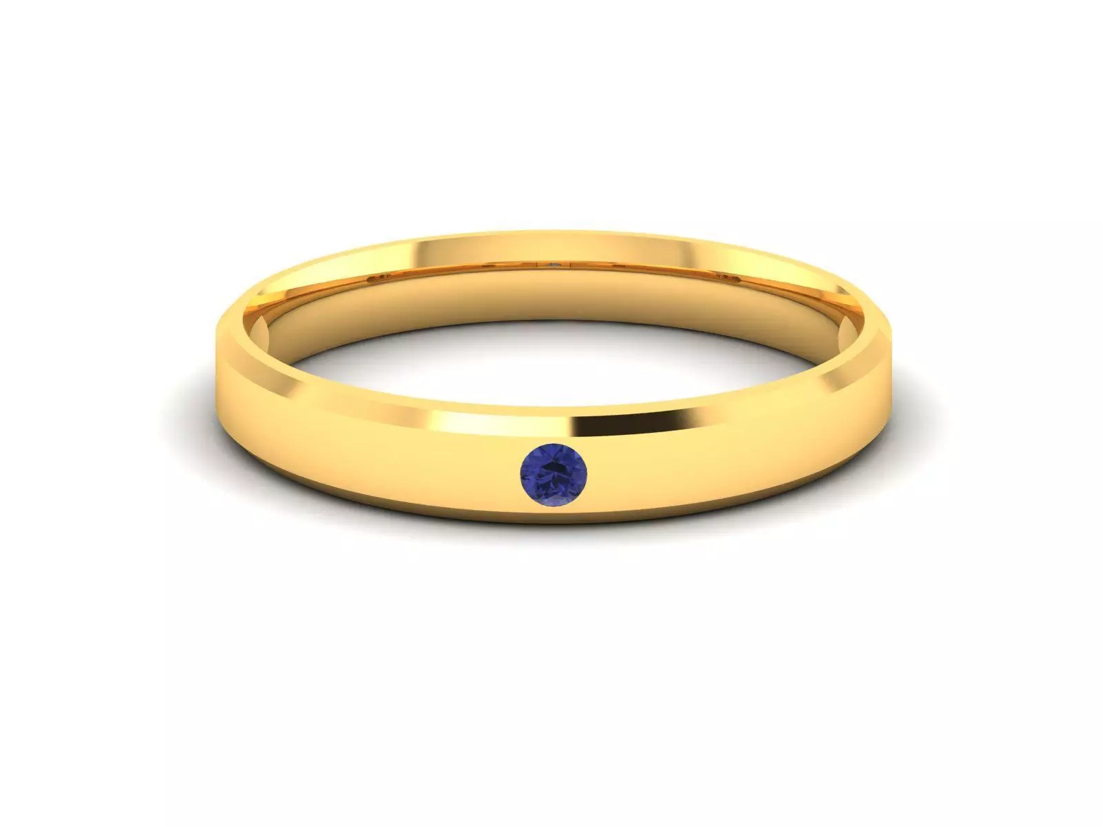 Women band ring 3dm stl render 3D print model_0