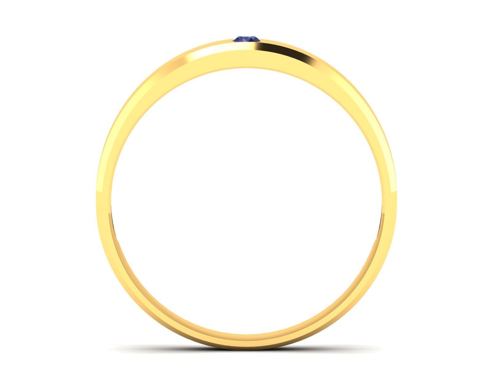 Women band ring 3dm stl render 3D print model_4