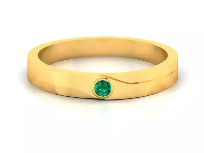 Women band ring 3dm stl render