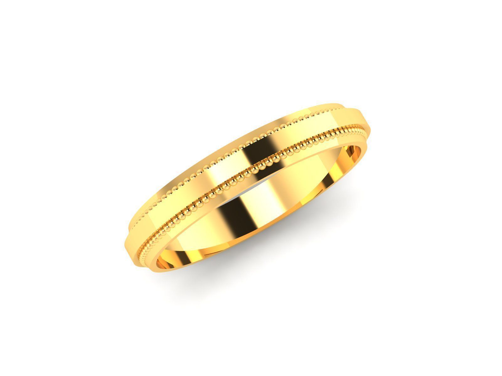 Women band ring 3dm stl render 3D print model_1