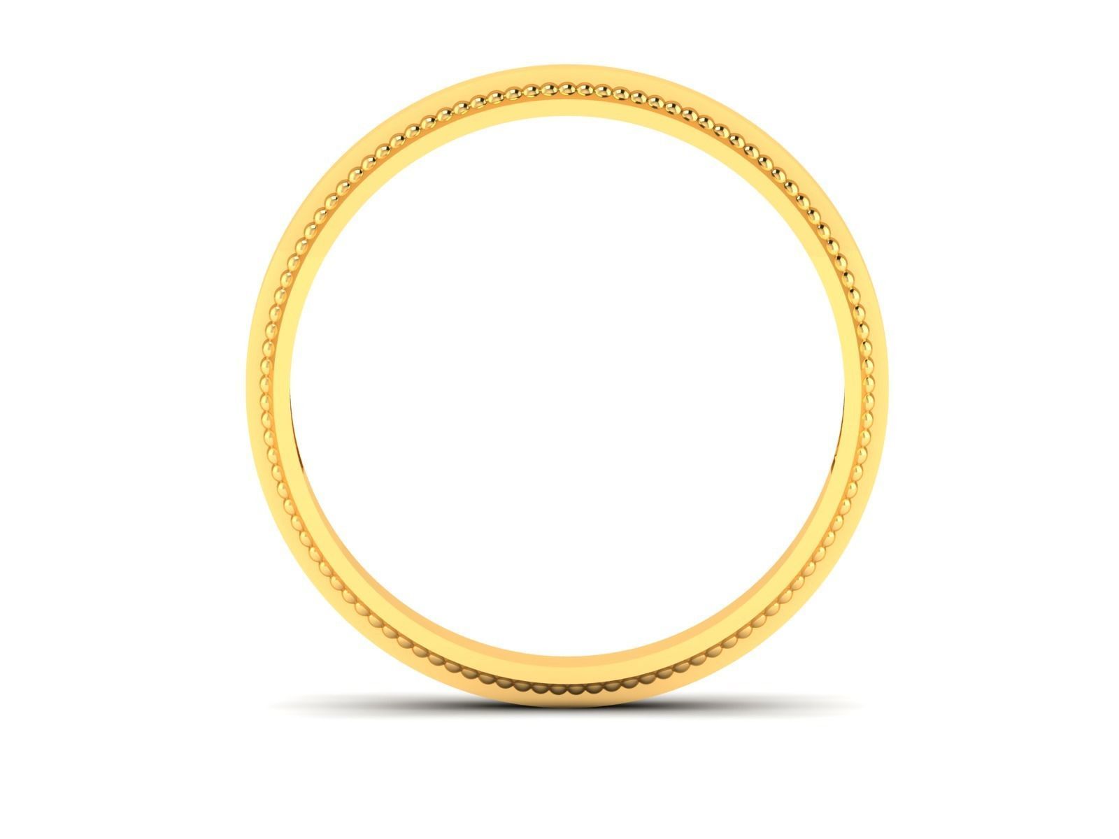 Women band ring 3dm stl render 3D print model_5