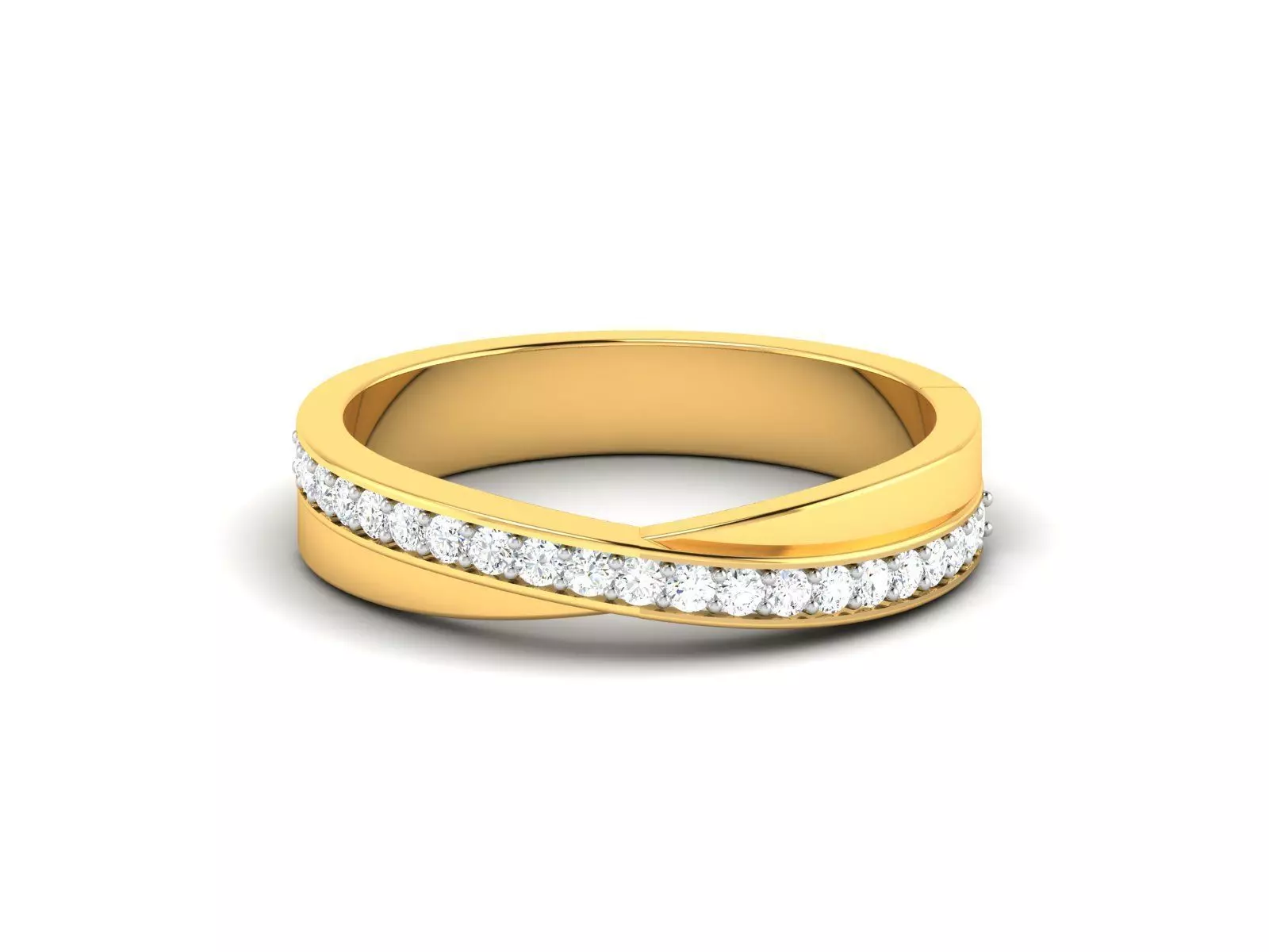 Women band ring 3dm stl render detail 3D print model_0