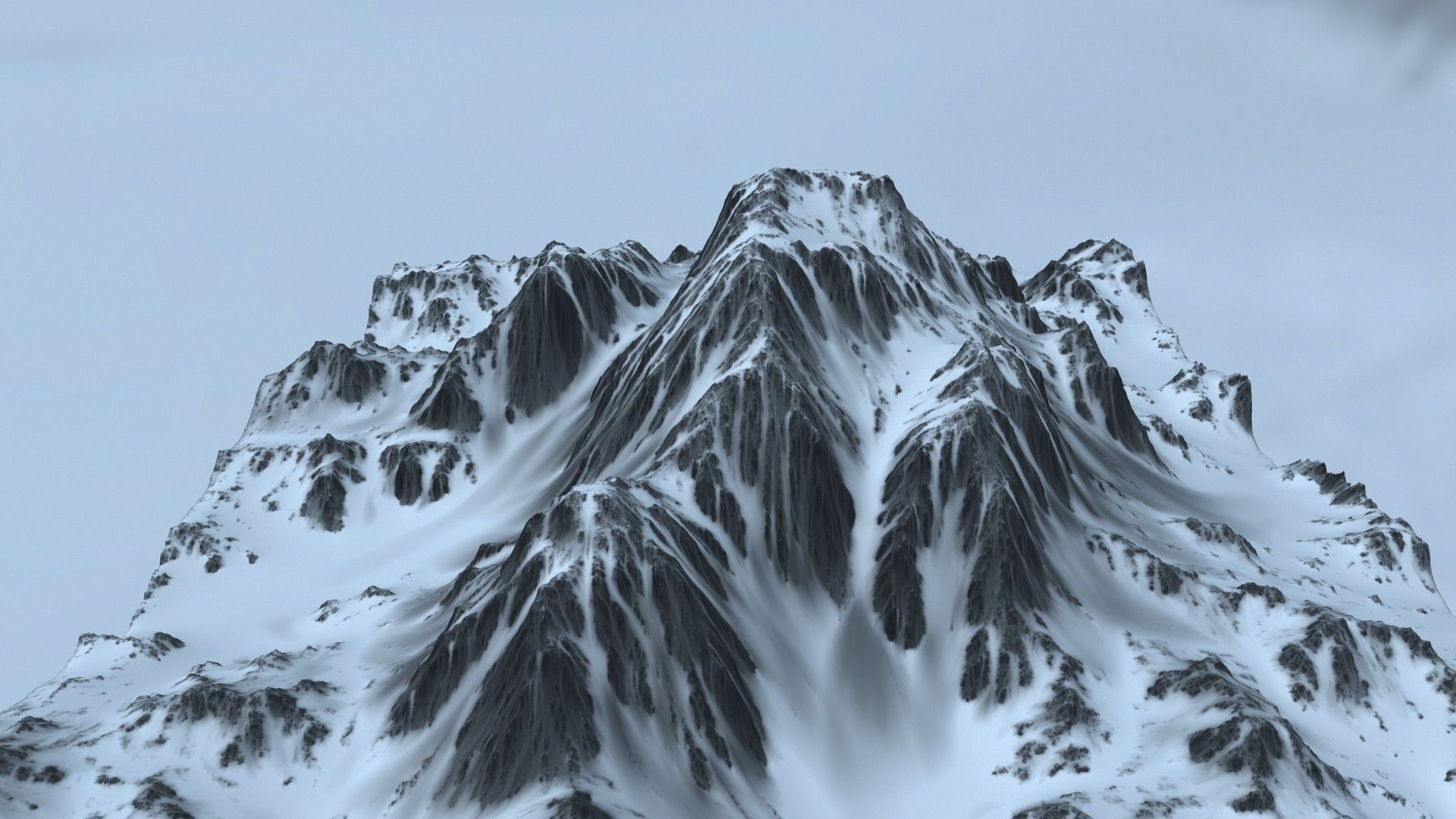 Snow Mountain 3D model_8