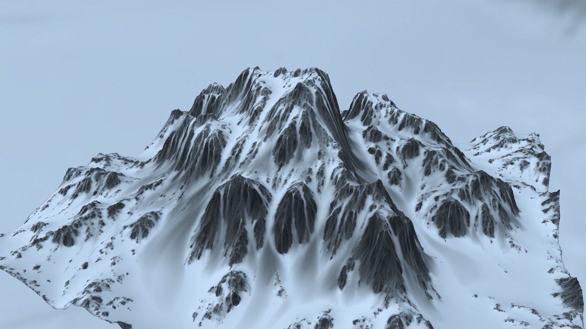 Snow Mountain 3D model_13