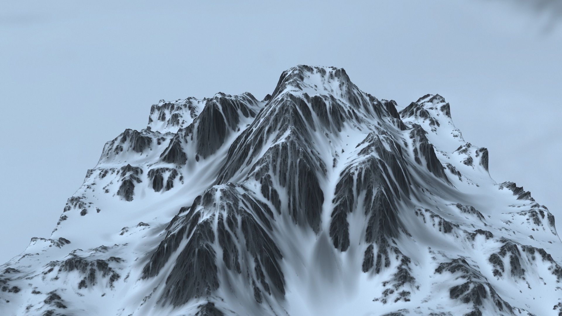 Snow Mountain 3D model_16