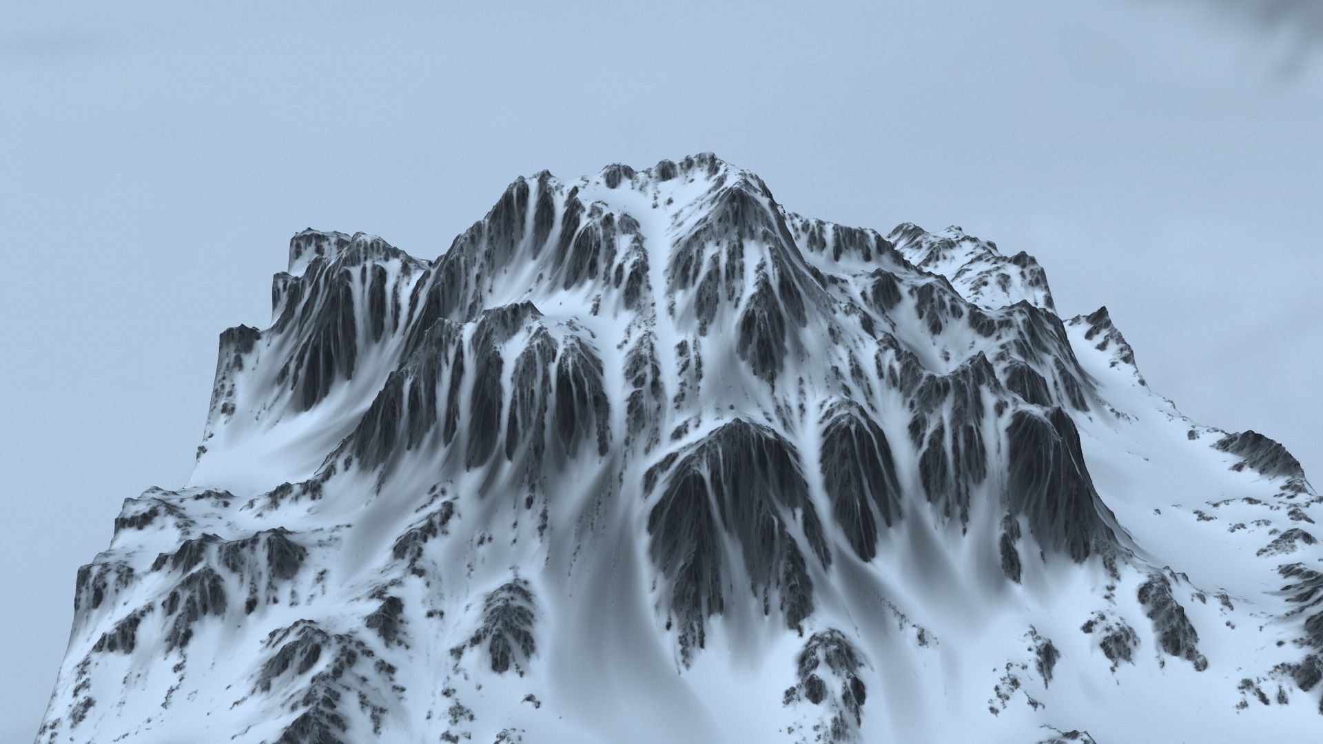 Snow Mountain 3D model_15