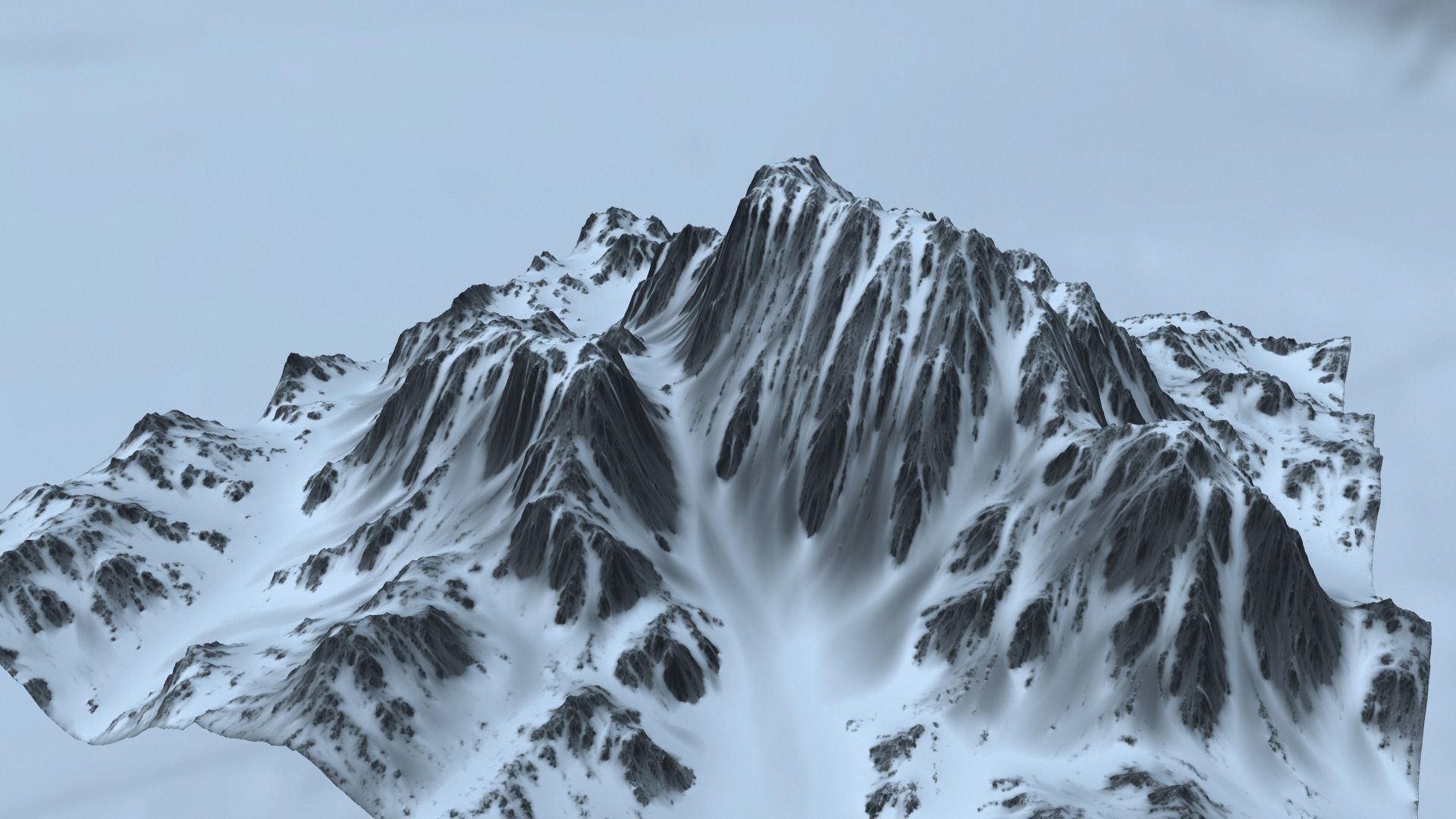 Snow Mountain 3D model_7