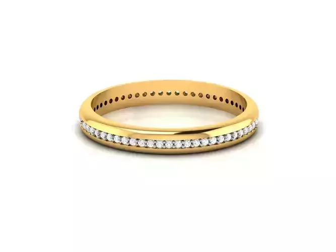 Women band ring 3dm stl render 3D print model