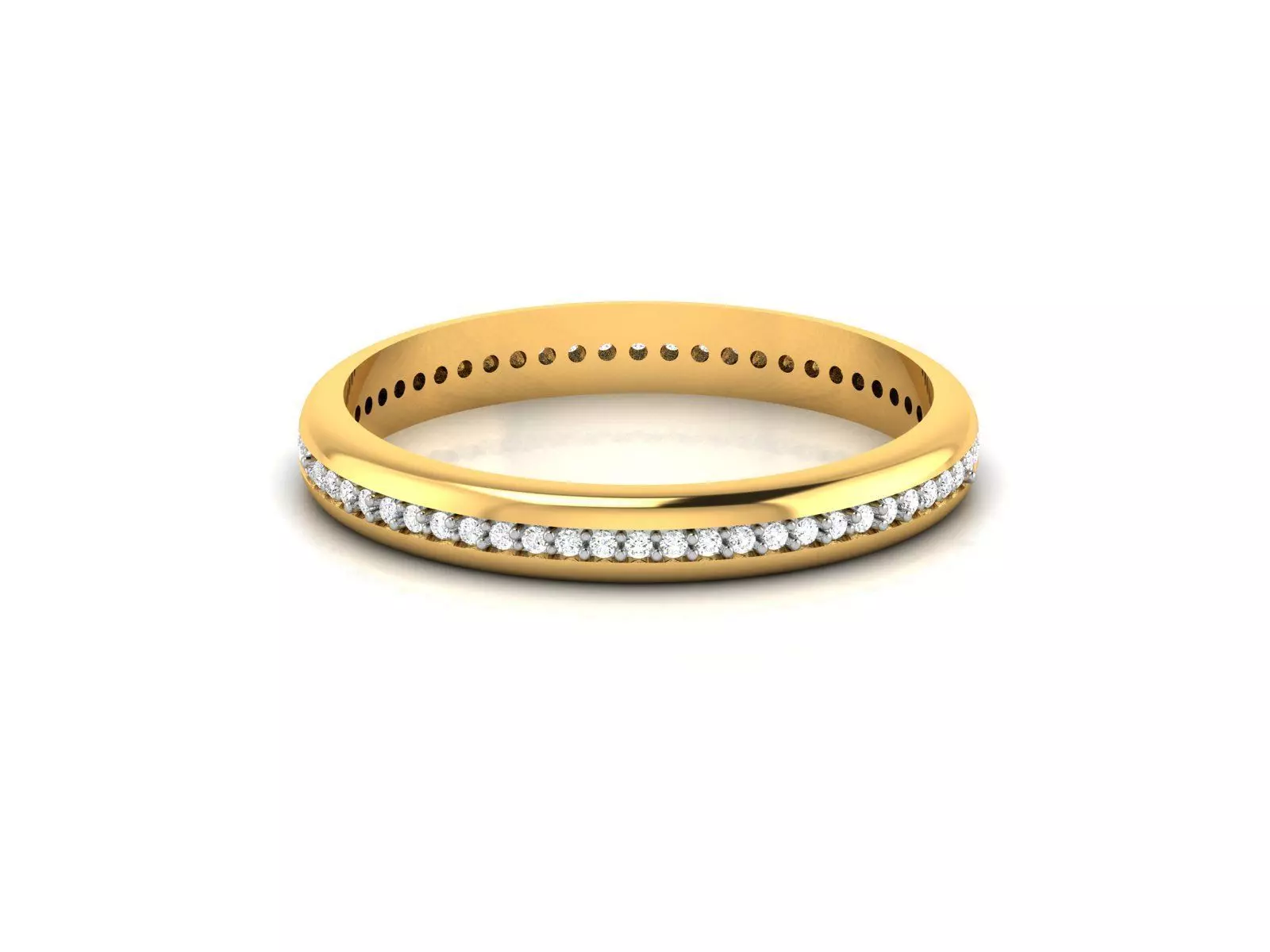 Women band ring 3dm stl render 3D print model_0