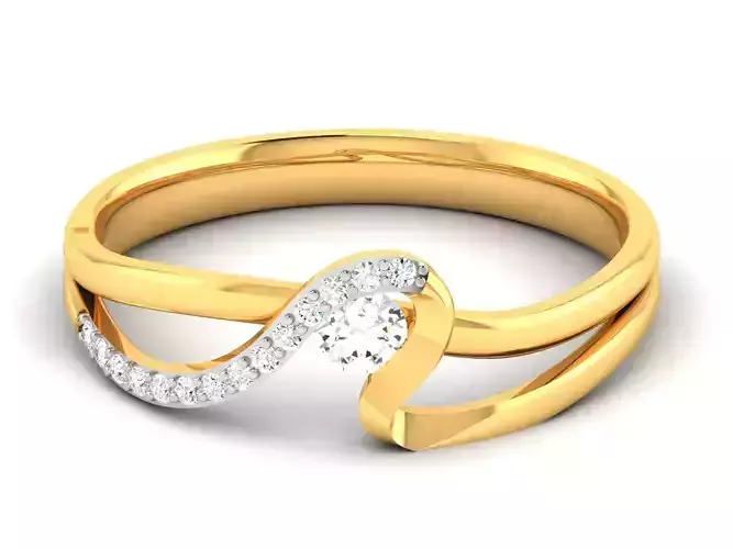 Women ring 3dm stl render detail