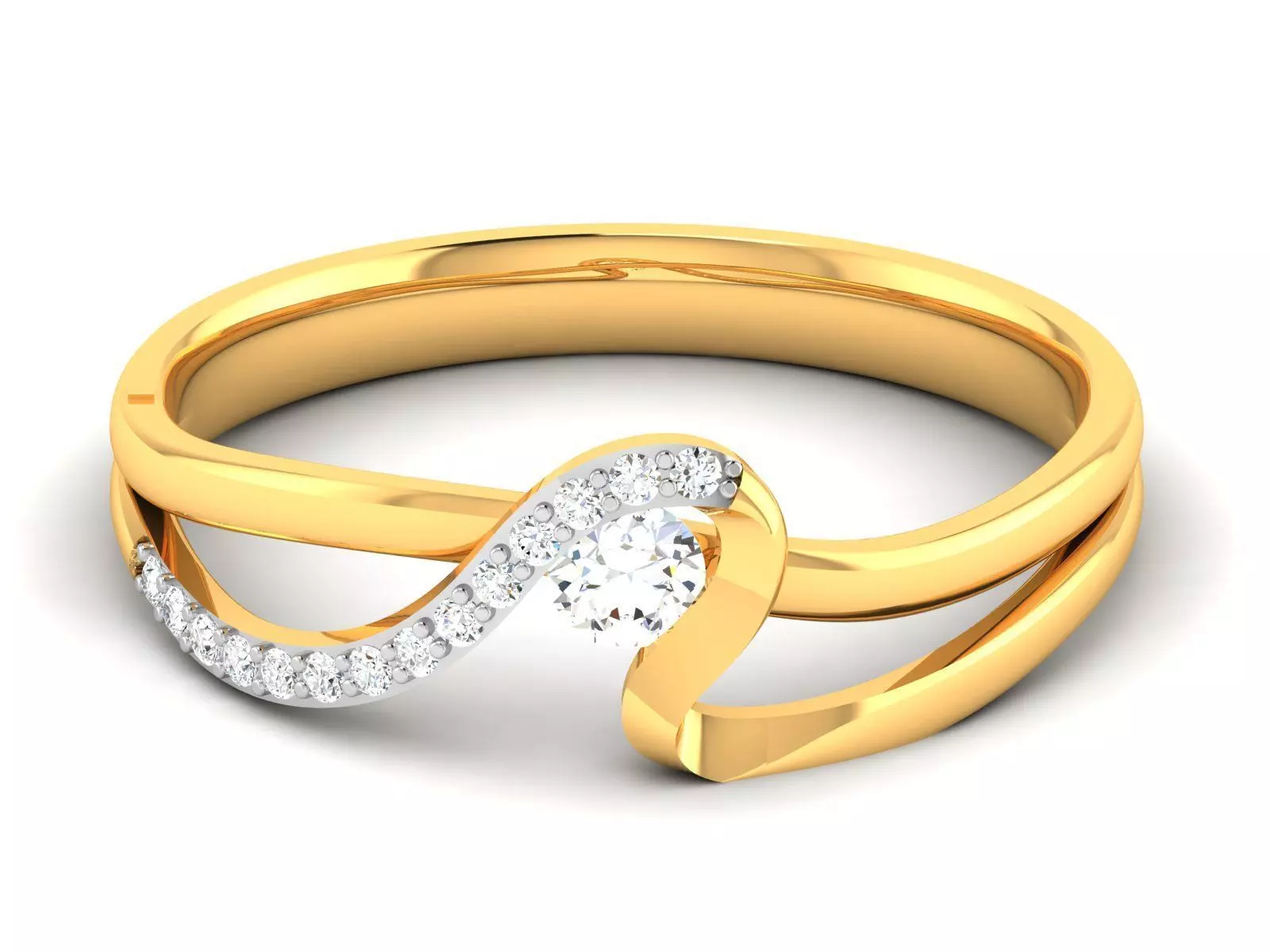 Women ring 3dm stl render detail 3D print model_0