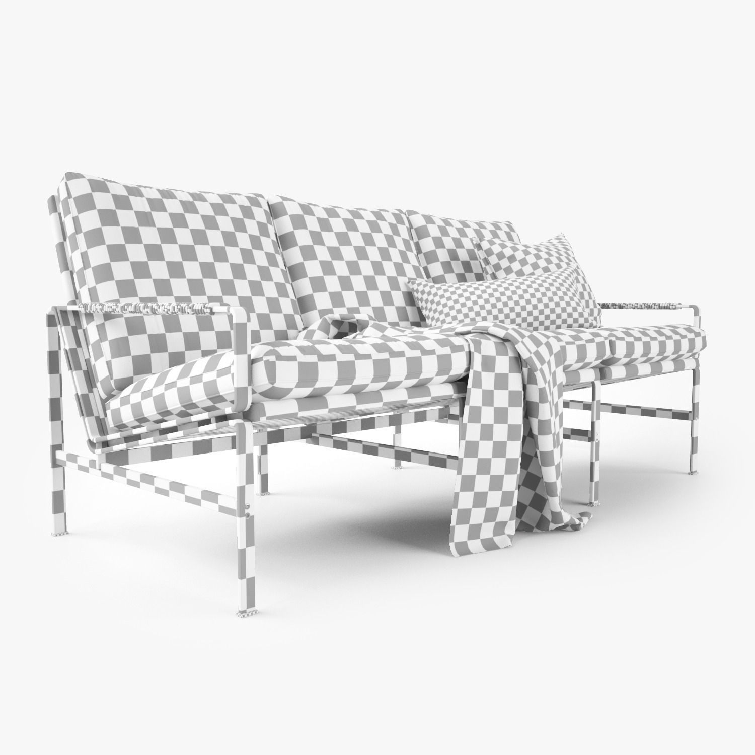 FK 6720 Sofa by Lange Production 3D model_8
