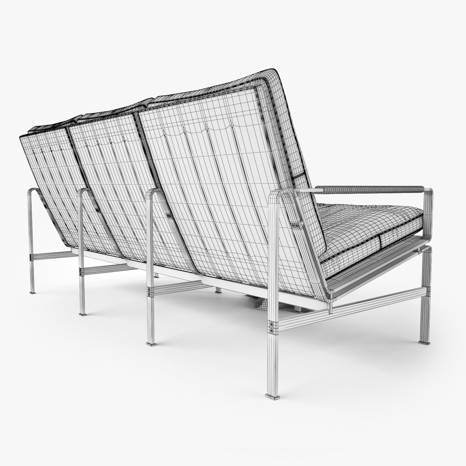 FK 6720 Sofa by Lange Production 3D model_10