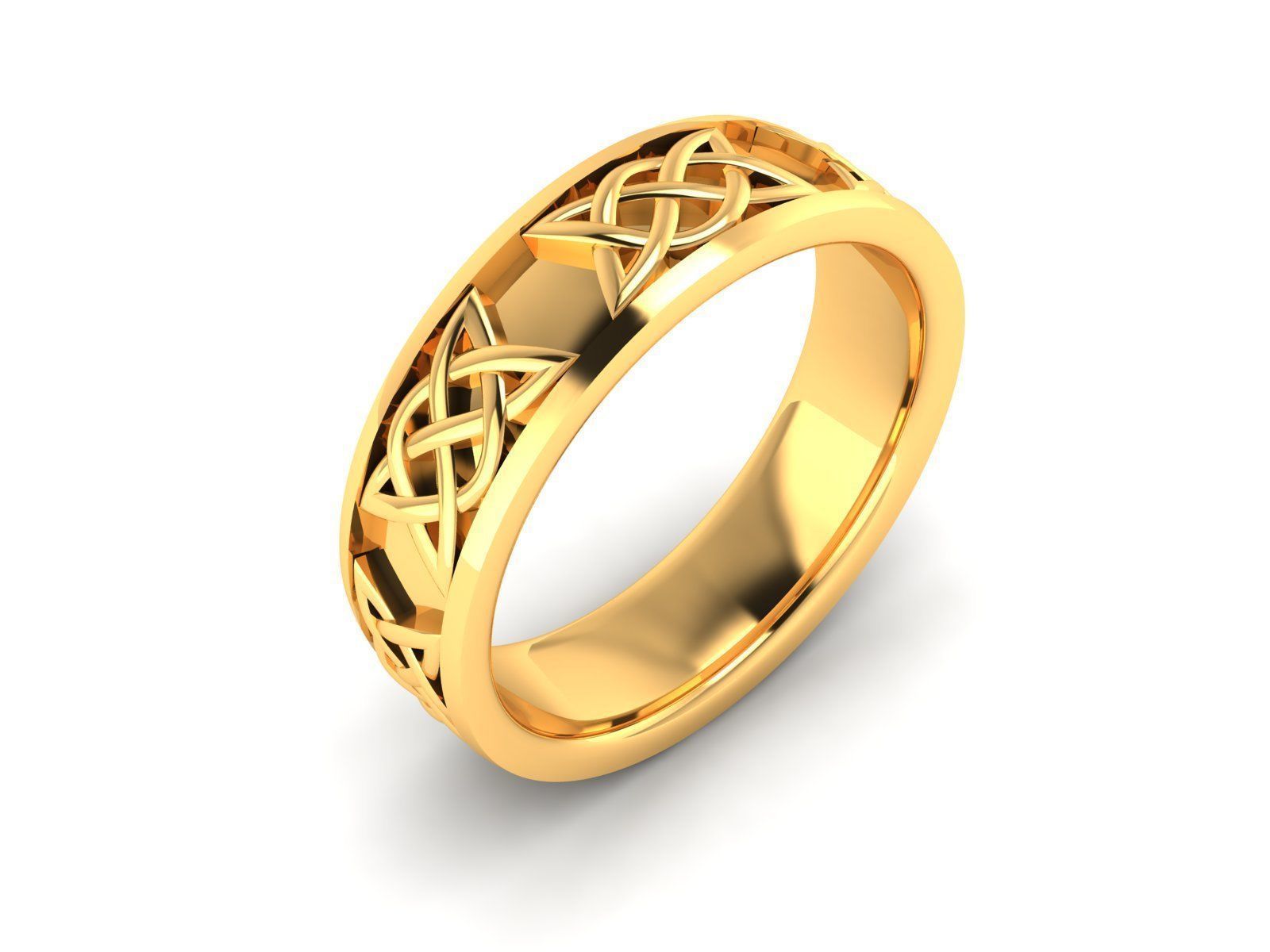 Women band ring 3dm stl render 3D print model_1