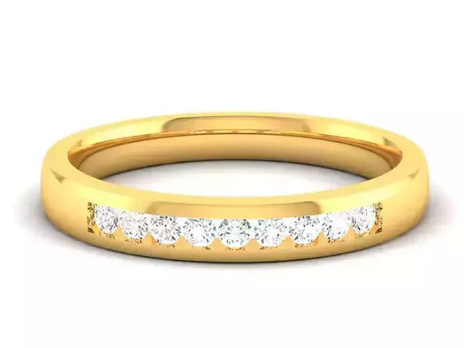 Women band ring 3dm stl render