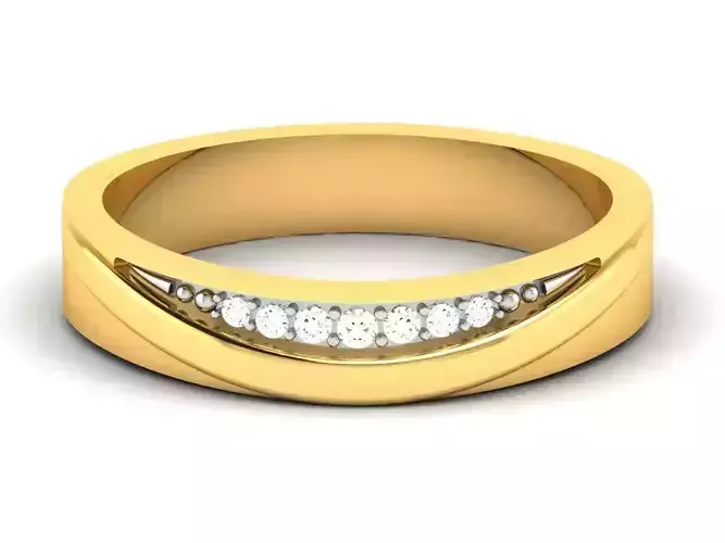 Women band ring 3dm stl render