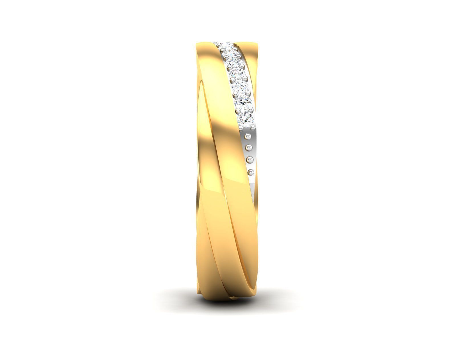 Women band ring 3dm stl render detail 3D print model_6