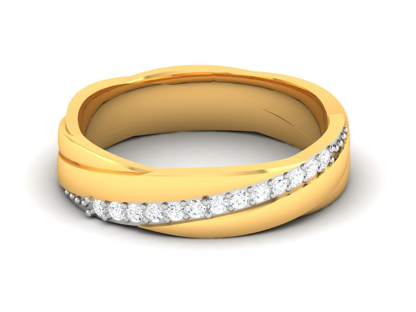 Women band ring 3dm stl render detail 3D print model_8