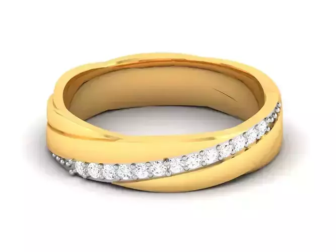 Women band ring 3dm stl render detail