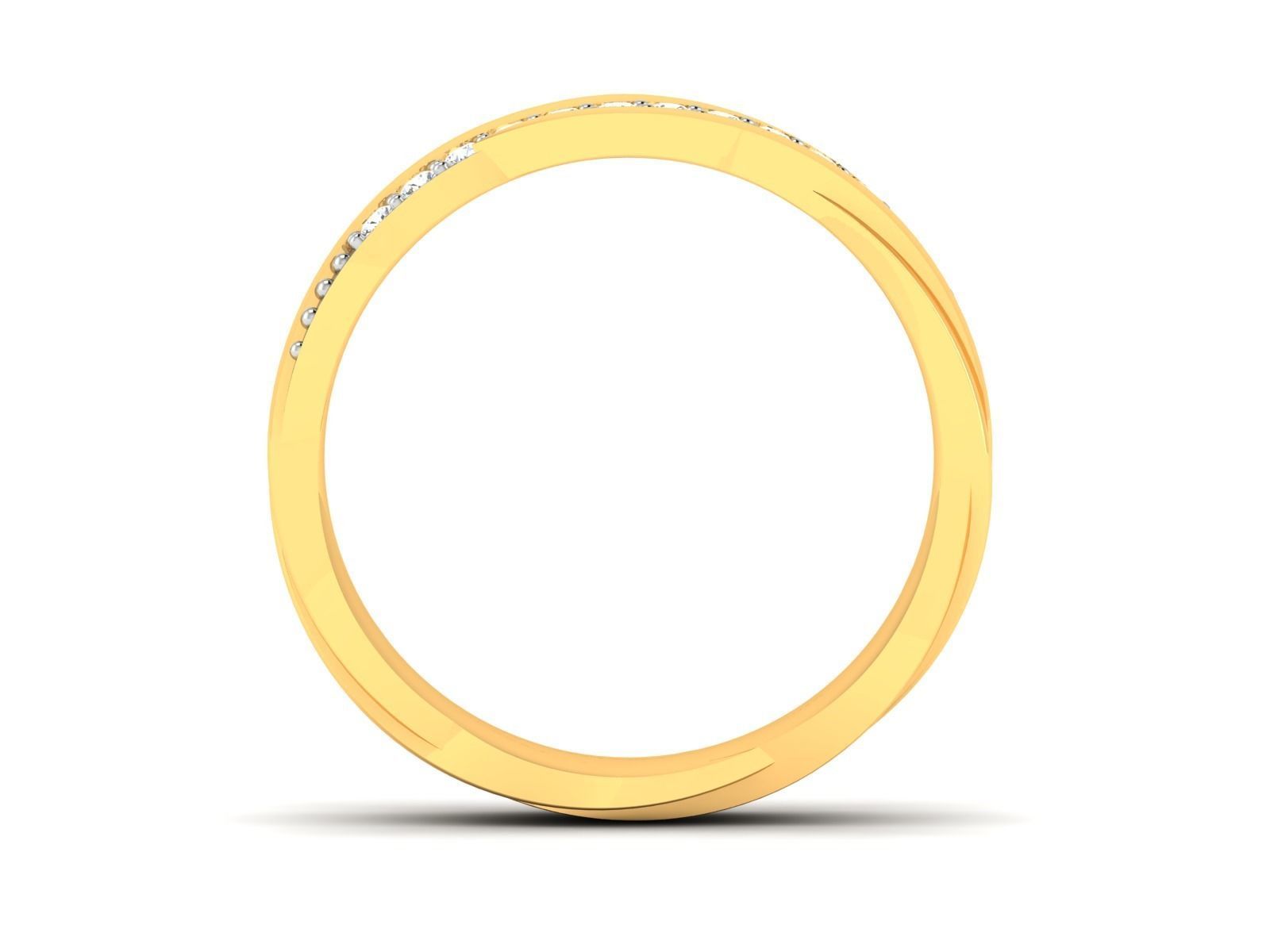 Women band ring 3dm stl render detail 3D print model_5