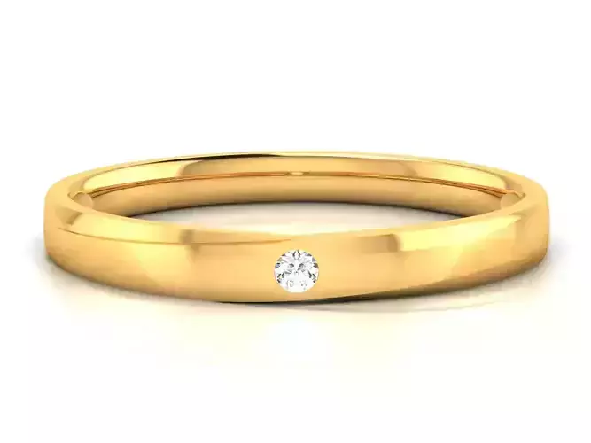 Women band ring 3dm stl render detail