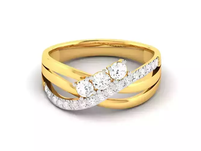 Women ring 3dm render detail