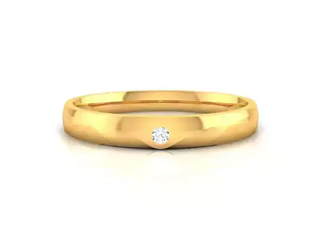 Women band ring 3dm stl render detail