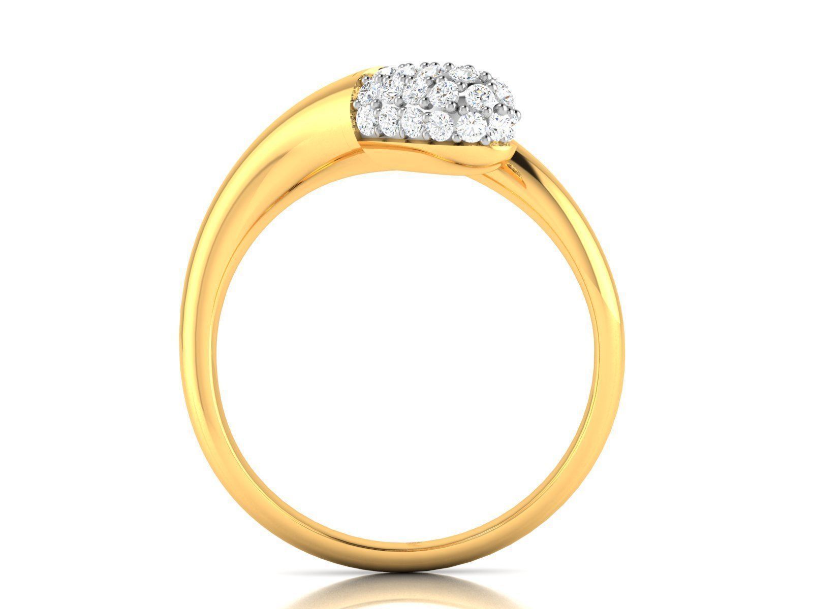 Women ring 3dm stl render detail 3D print model_3