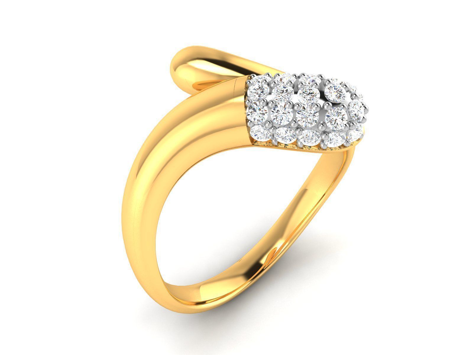 Women ring 3dm stl render detail 3D print model_1