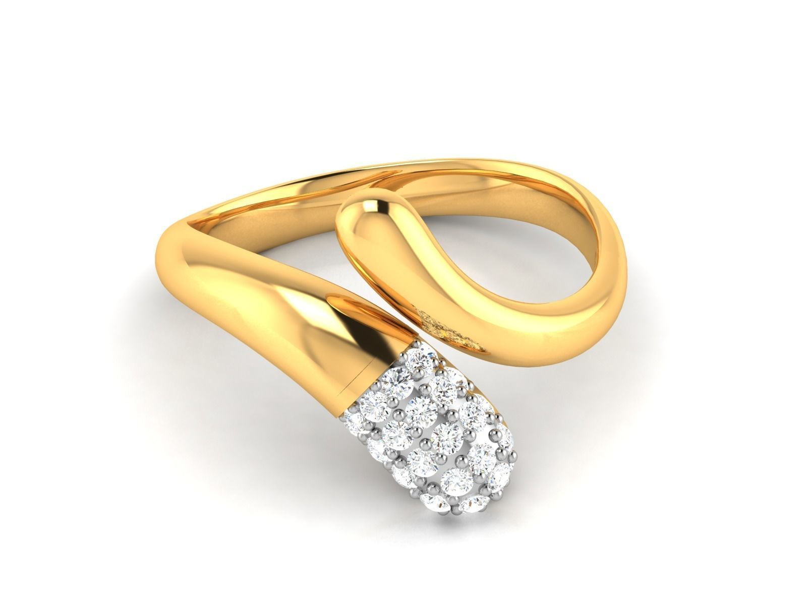 Women ring 3dm stl render detail 3D print model_7