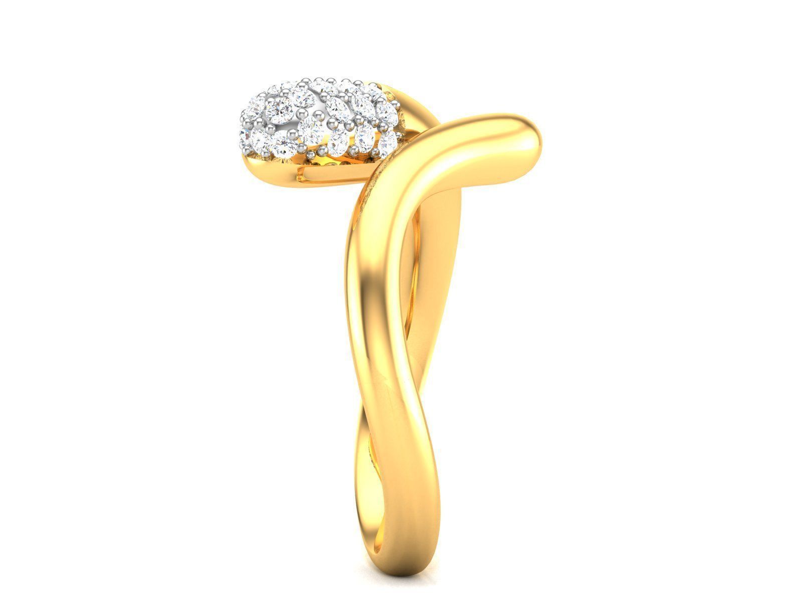 Women ring 3dm stl render detail 3D print model_5