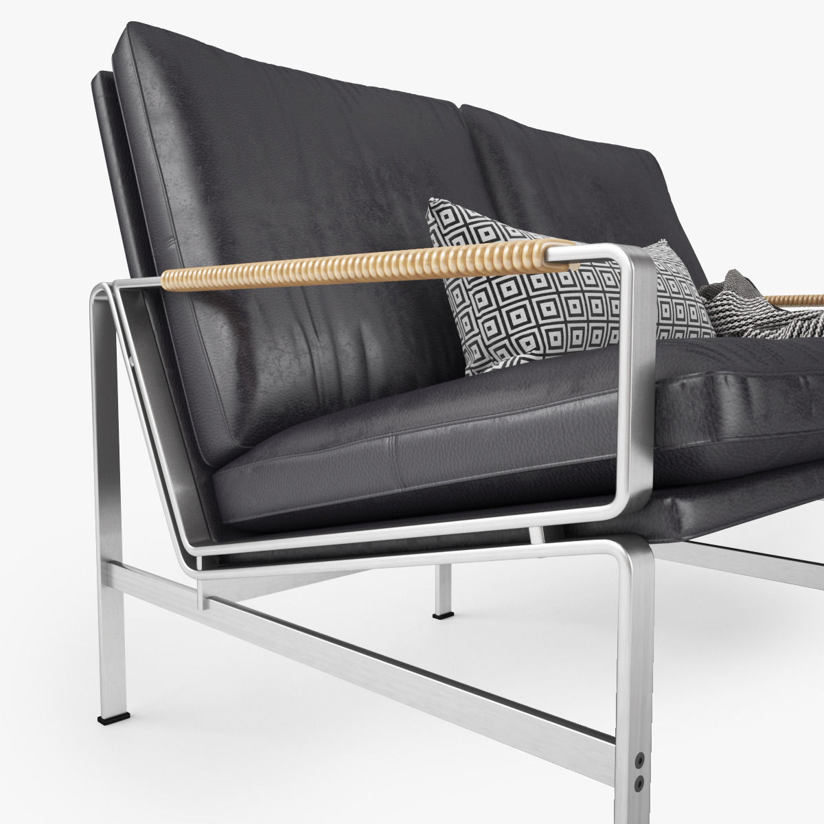 FK 6720 Sofa Two Seater by Lange Production 3D model_4