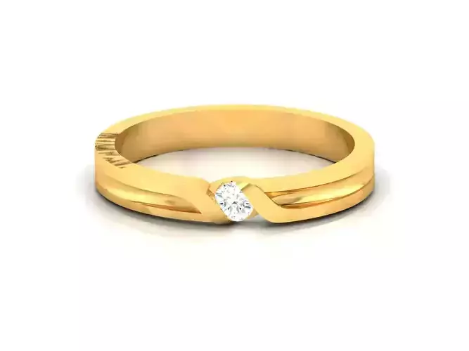 Women band ring 3dm stl render