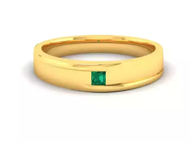 Women band ring 3dm stl render detail